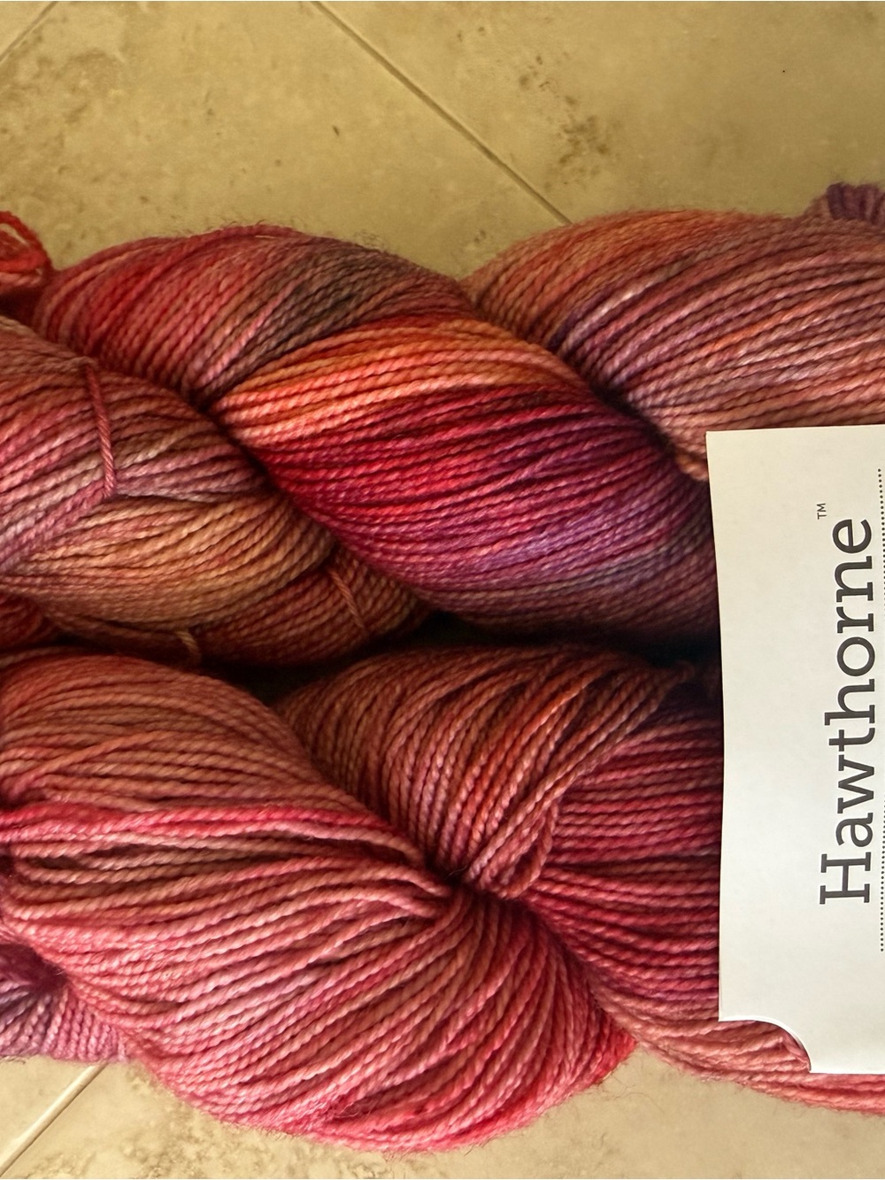 Hawthorne Hand-Dyed Yarn - Pink & Multi Tones - Sylavania